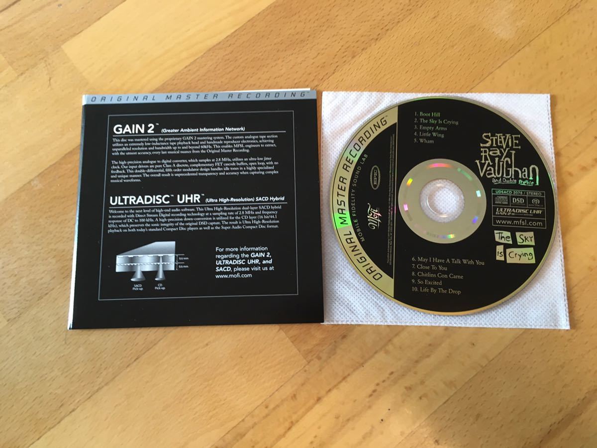 Stevie Ray Vaughan / The Sky is Crying(MFSL Hybrid SACD) Mobile Fidelity Sound Lab： UDSACD 2078_画像4