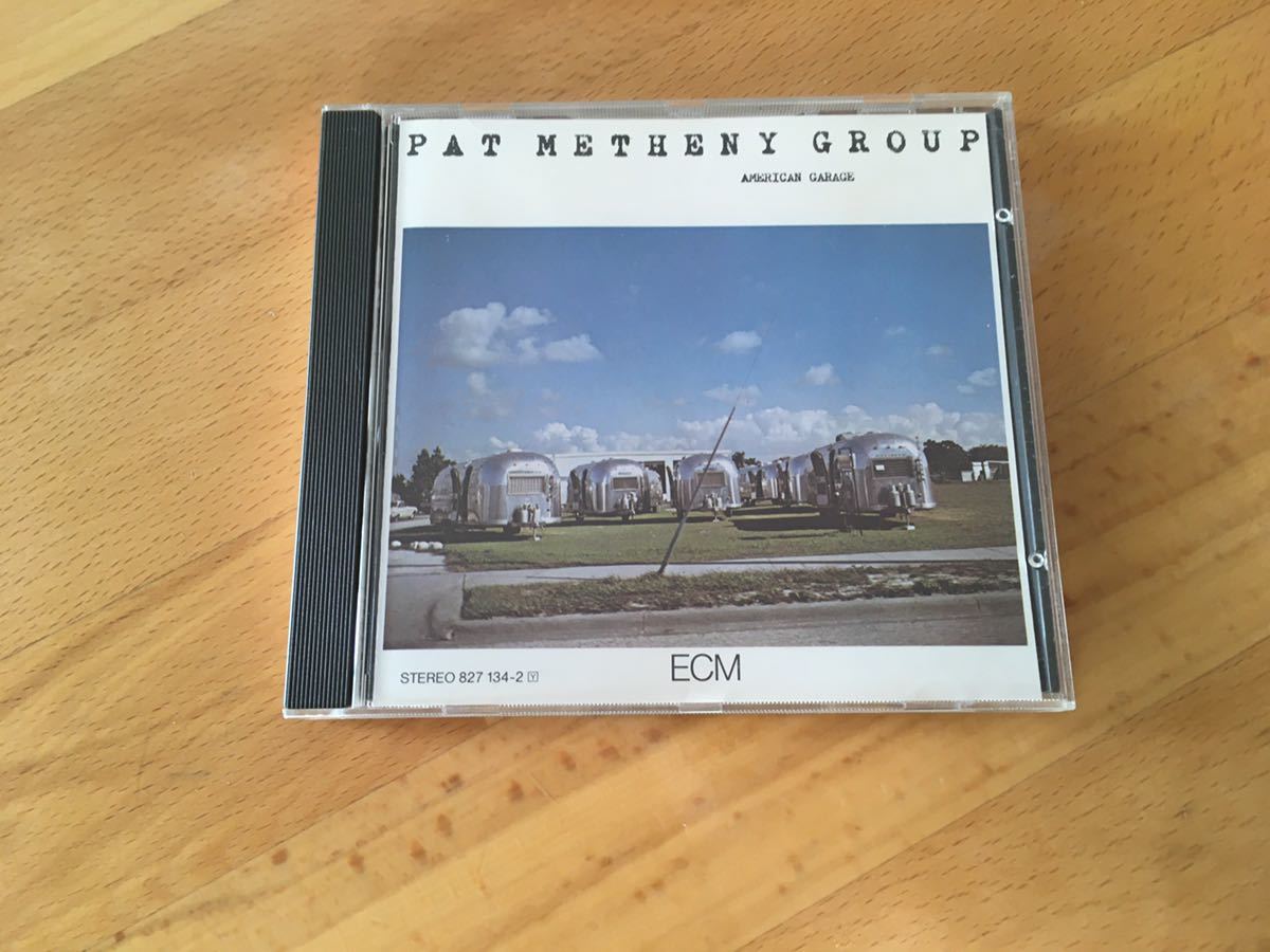 (西独盤／全面アルミ蒸着)Pat Metheny Group / American Garage(Made in West Germany)西ドイツ／Full Silver (ECM Records : 827 134-2)_画像3