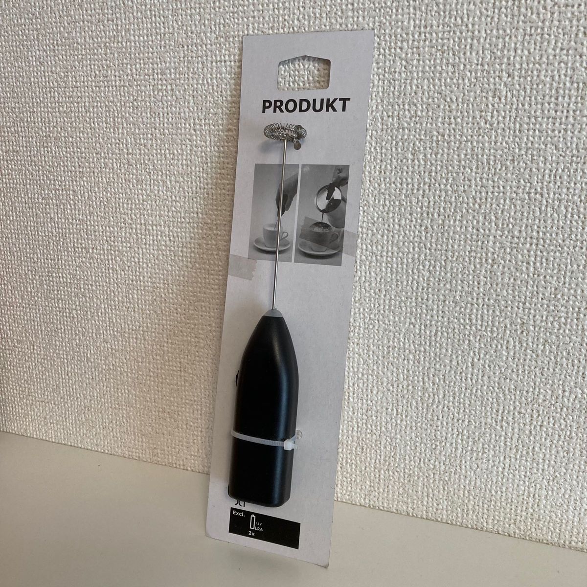 【新品・未使用】IKEA イケア PRODUKT プロドゥクト ミルク泡立て器 ブラック 