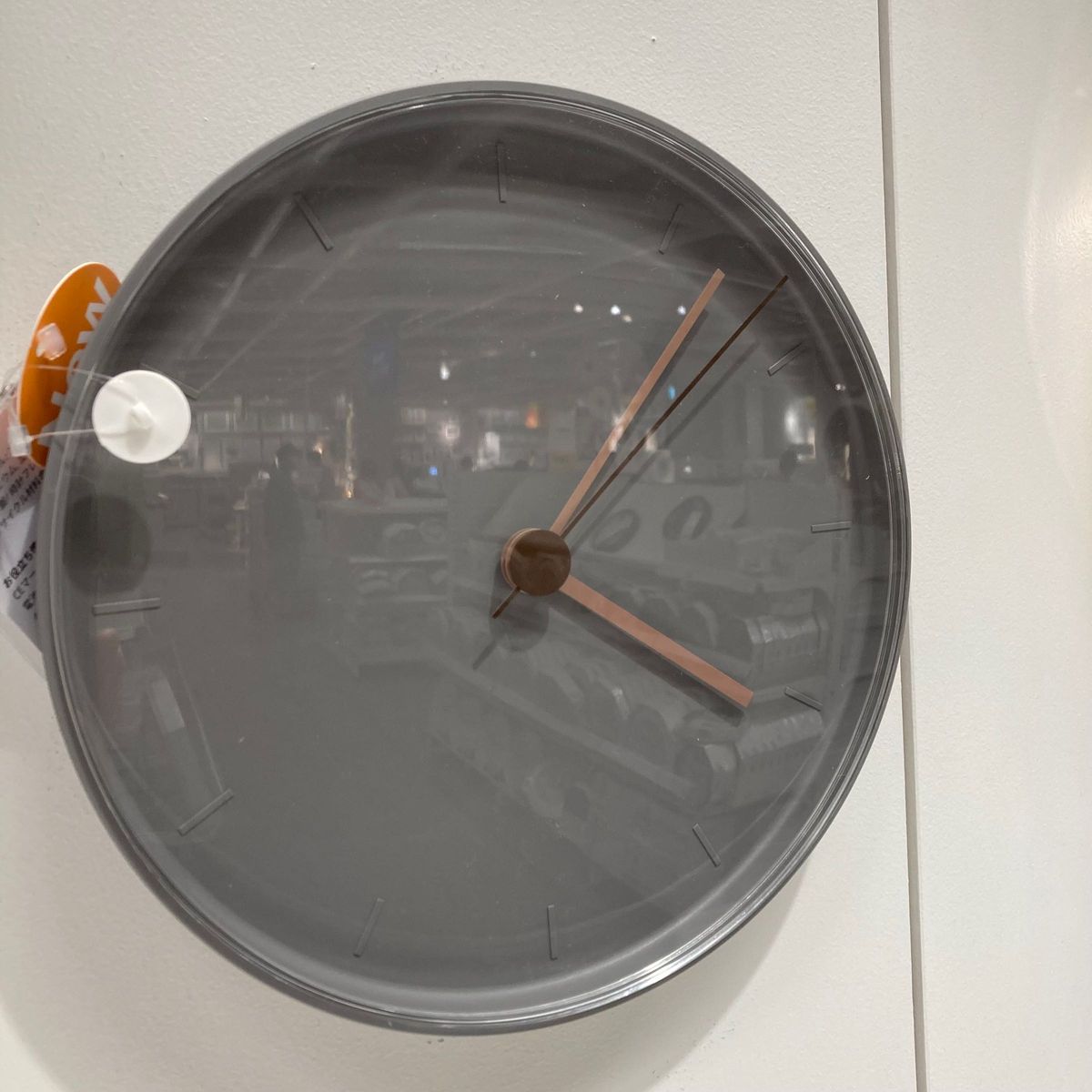 【新品・未開封 】IKEA イケア ボンドトルヴァン 壁掛け時計 グレーピンク 25 cm