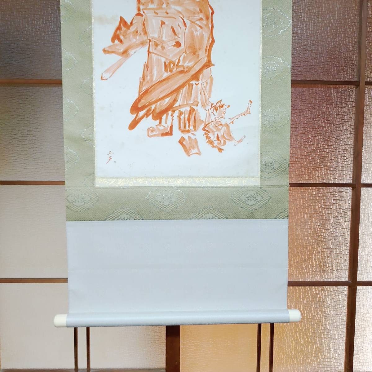 旧家品蔵出し品宮本武蔵筆二十箱（模写）時代品_画像4