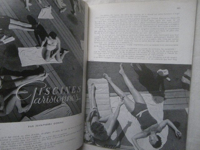 1937年 戦前フランス・パリ PARIS magazine ピエール・ブーシェ Pierre Boucher/Jean Moral ピンナップ・グラビア 女優写真/女性美の画像2