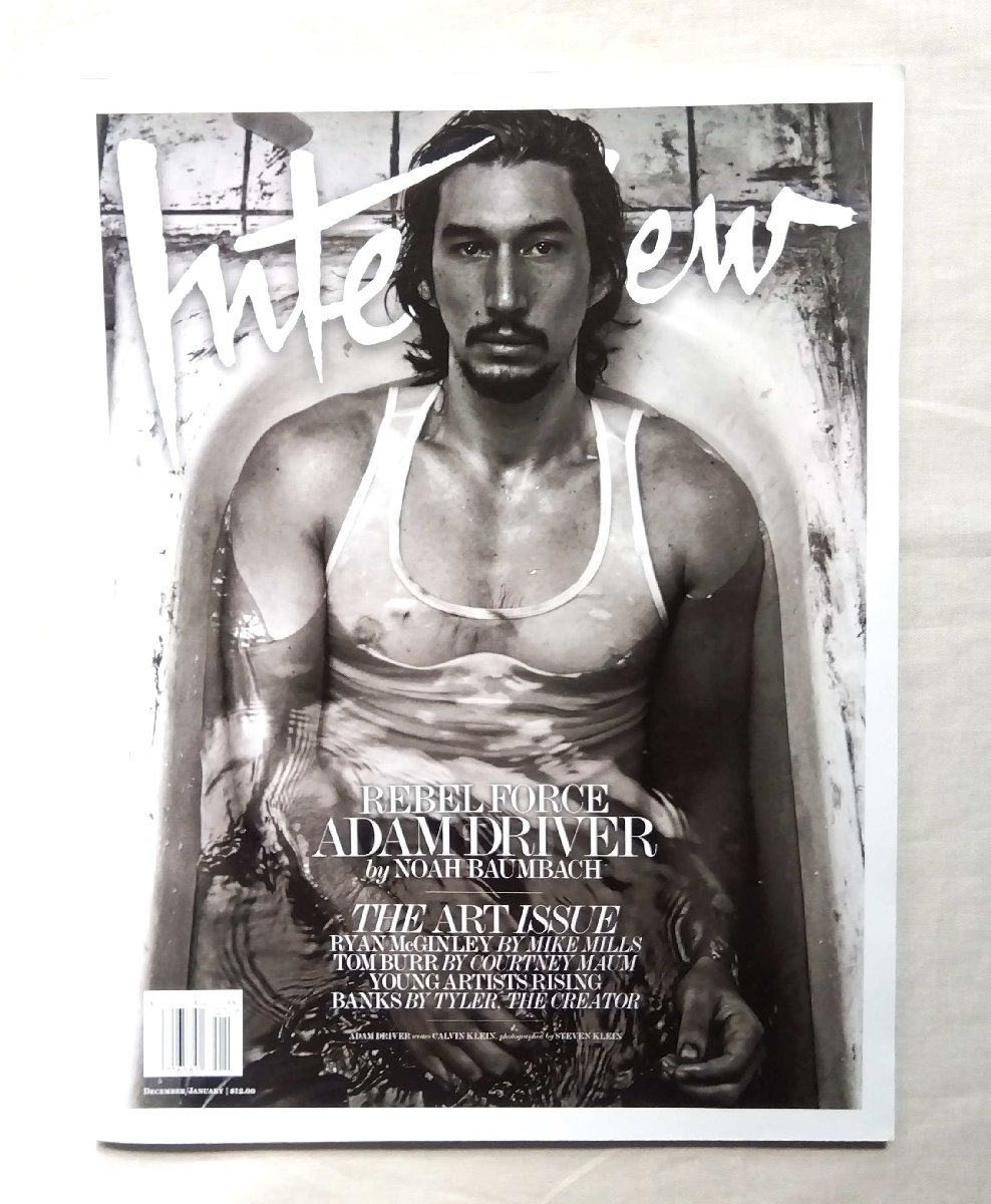 アダム・ドライバー 表紙 interview ライアン・マッギンレー Ryan McGinley + マイク・ミルズ Mike Mills/Adam Driver by Steven Klein_画像1