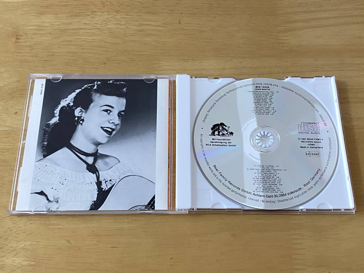 Janis Martin The Female Elvis Complete Recordings 1956-60 輸入盤CD 検:ジャニスマーティン ロカビリー Rockabilly Presley Chet Atkins_画像3