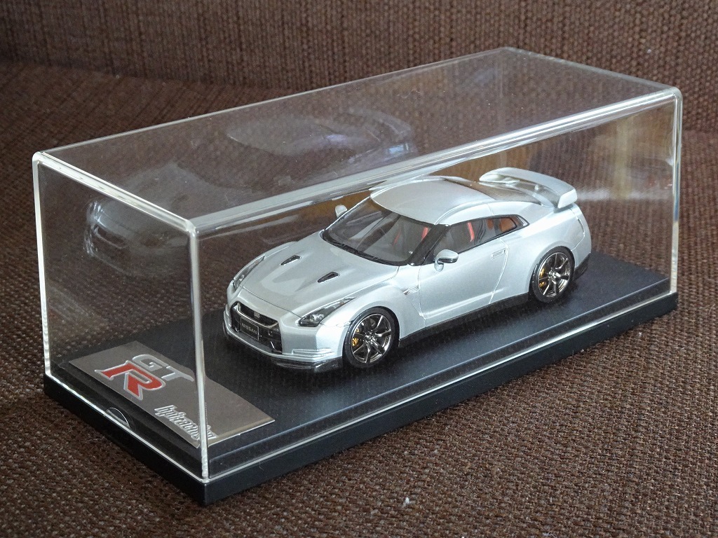 #HPI 1/43 Nissan GT-R R-35 2007 year initial model Ultimate metal silver outside fixed form postage 510 jpy! NISSAN Ultimate Metal Silver 8404 Nissan 
