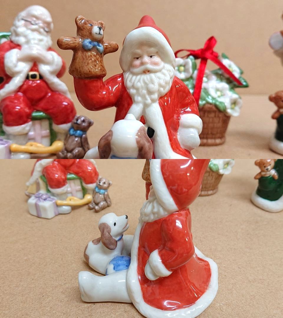 N-100 ROYAL COPENHAGEN ロイヤルコペンハーゲン サンタクロース クリスマス 陶磁器 Christmas Santa Claus figurine object 2007 2009_画像4