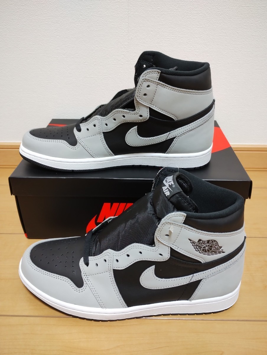 未使用 SNKRS購入 NIKE AIR JORDAN1 RETRO HIGH OG US10.5 555088-035 SHADOW2.0 エアジョーダン1 シャドー2.0 28.5cm_画像2