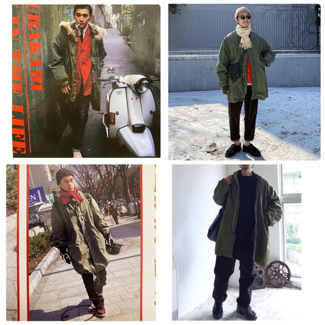 [XS most the first period dead stock ]M65 the US armed forces the truth thing fish tail Mod's Coat coyote fur hood full set aluminium zipper blur Jun 