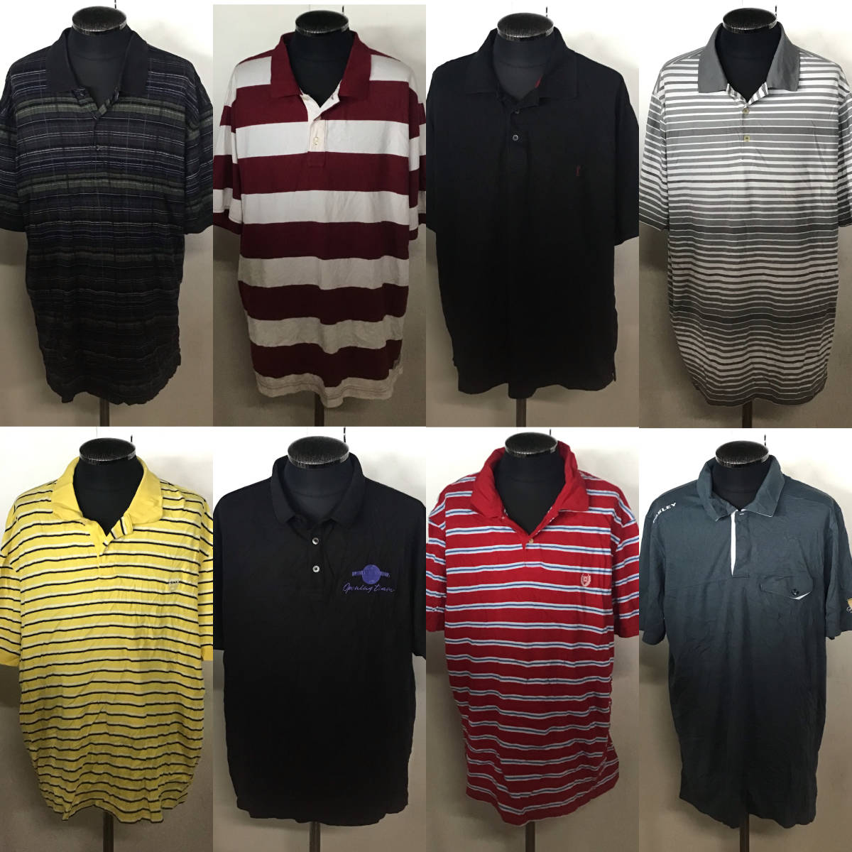 【T667】★A品1スタ★ アメリカ古着卸オススメ BIG SIZE S/S POLO SHIRT大量45kgベール目玉商品 半袖ポロシャツ カラバリ デザイン豊富_画像3