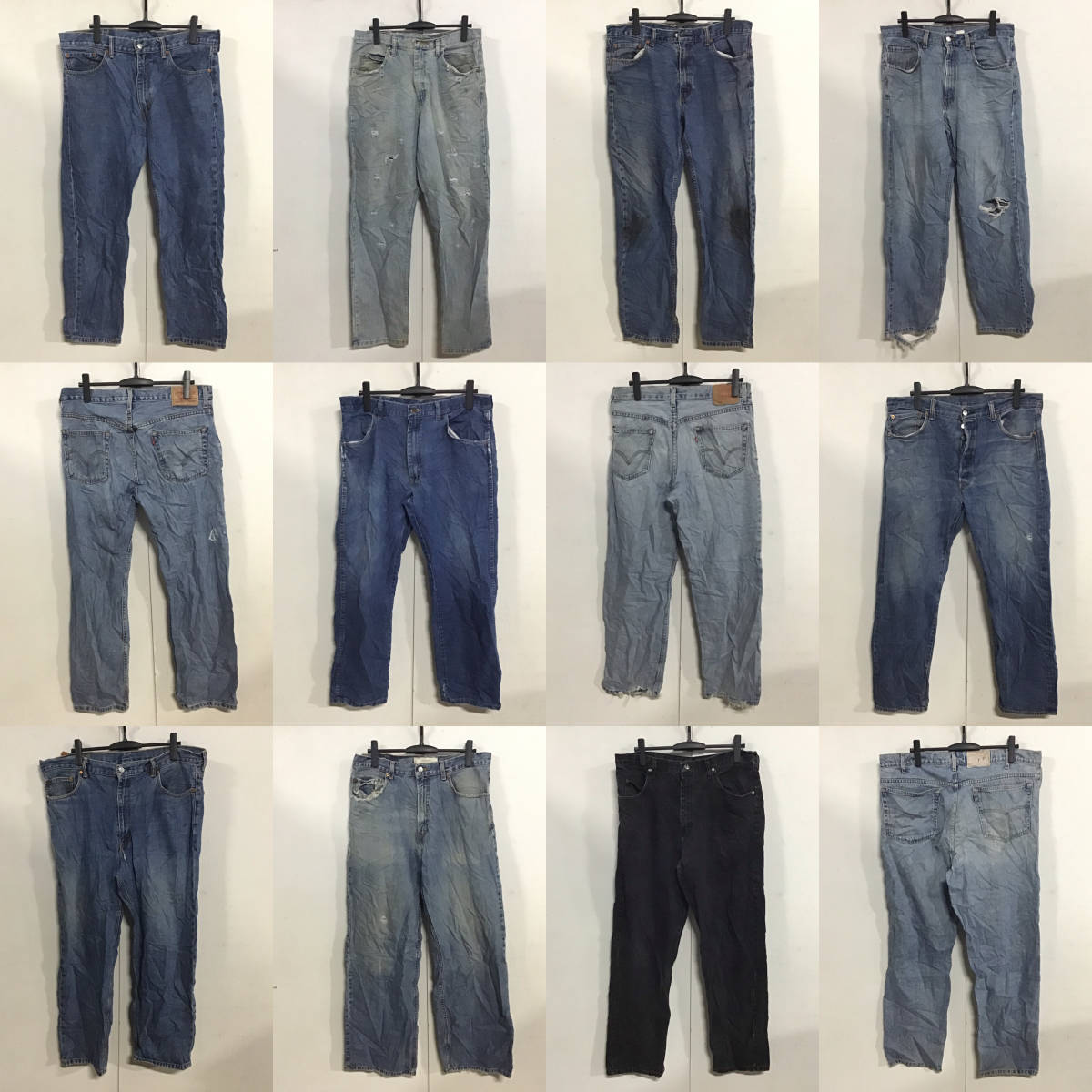 【T767】★ジーンズ多め★ アメリカ古着卸オススメJEANS & SLACKS大量50kgベール目玉商品 Levi's Wrangler 大量仕入れ _画像2