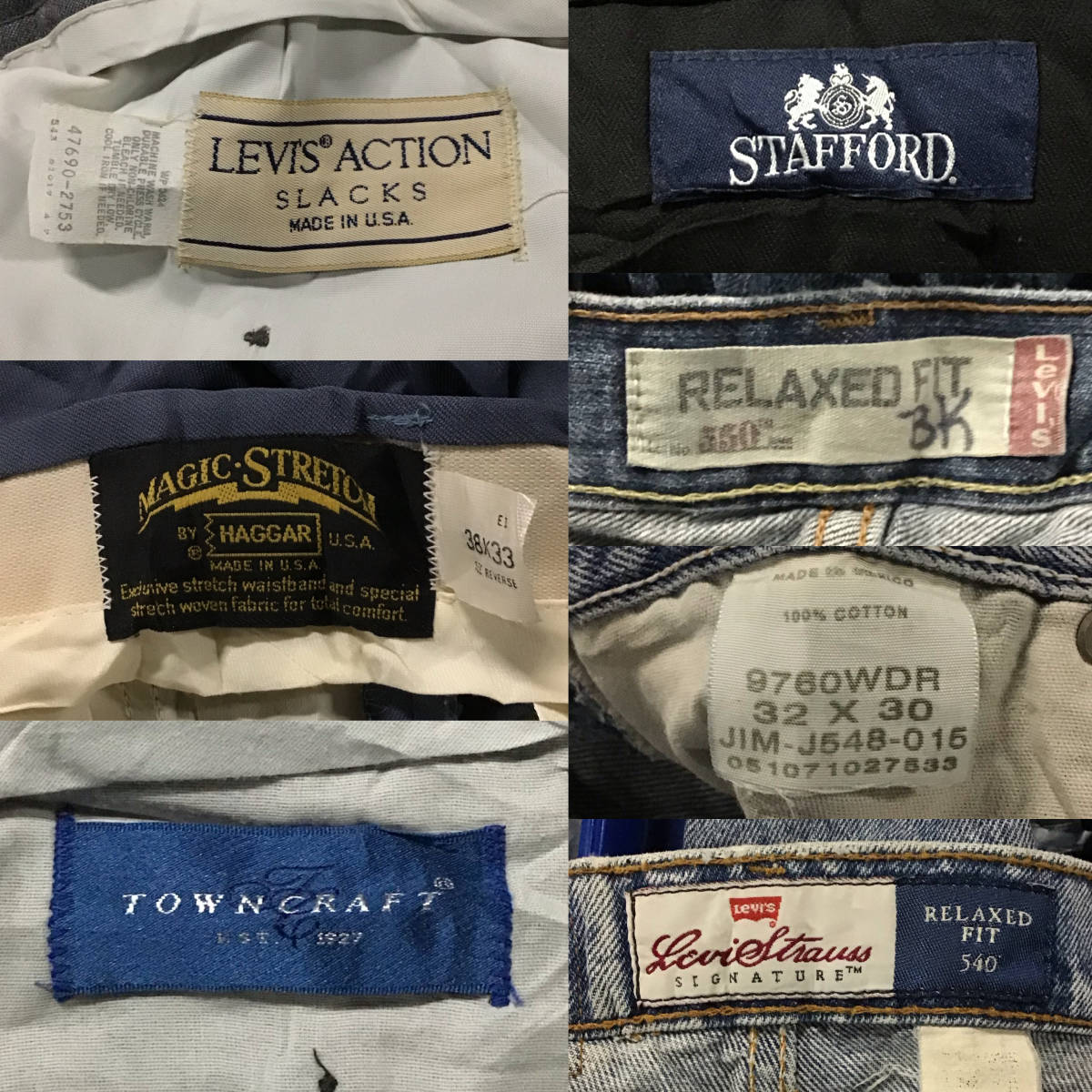 【T767】★ジーンズ多め★ アメリカ古着卸オススメJEANS & SLACKS大量50kgベール目玉商品 Levi's Wrangler 大量仕入れ _画像5