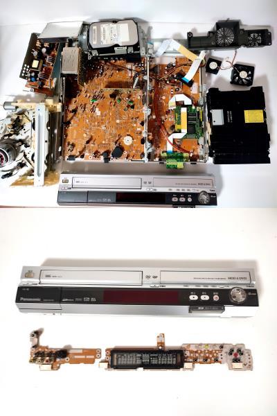 ●整備済み●VHS⇔DVD⇔HDDダビング DMR-EH73V Panasonic VHS一体型HDD/DVDレコーダー パナソニック_内部までしっかり清掃・整備済み