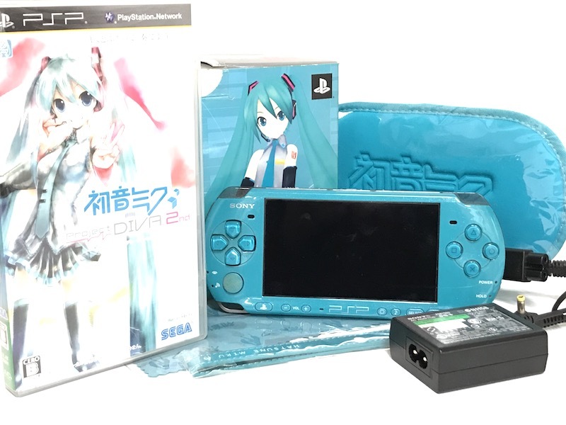 店舗☆? 1円 PSP 初音ミク -Project DIVA- 2nd いっぱいパック 本体