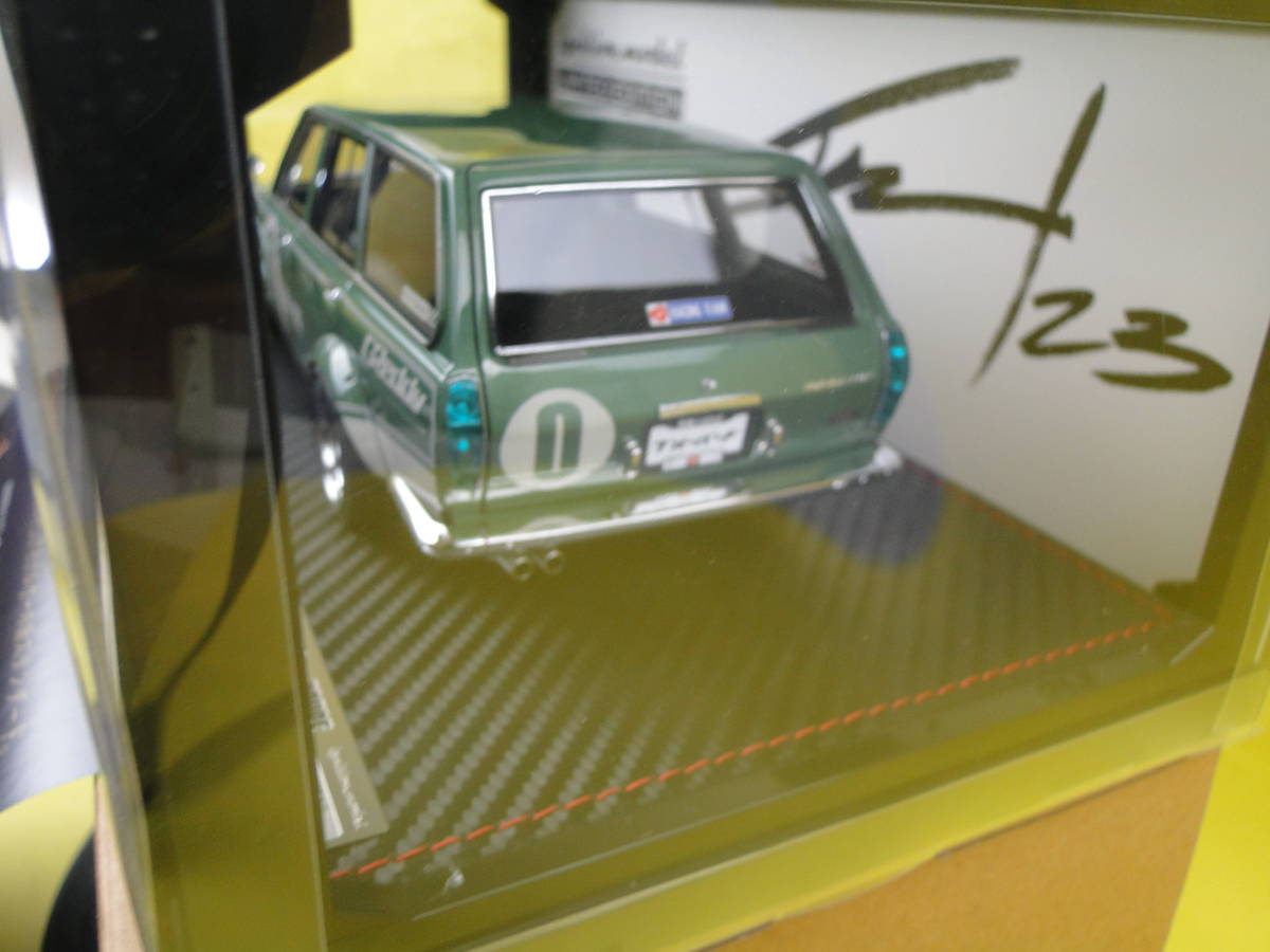 1/18　新品　イグニッションモデル Datsun Bluebird 510 Wagon Green WEB限定フィギュアなし　+小粒なおまけ付き　/　IG_画像6