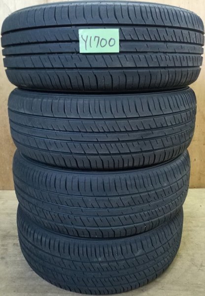 グッドイヤー★215/55R17★Efficient Grip ECO EG02 (エフィシェントグリップエコ イージーゼロツー) バリ山 中古タイヤ4本 [Y1700G]_画像1