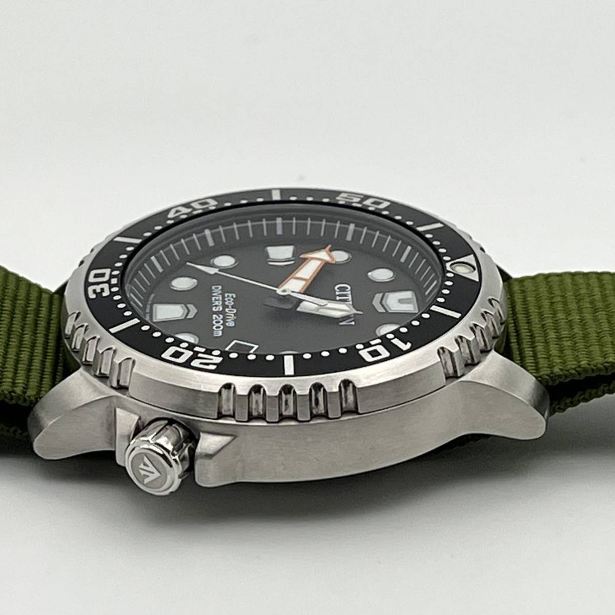 CITIZEN PROMASTER MARINE BN0156-05E E168-S097720 Eco-Drive Divers Watch シチズン エコドライブ 200m潜水用防水 耐磁1種 日本製_画像9