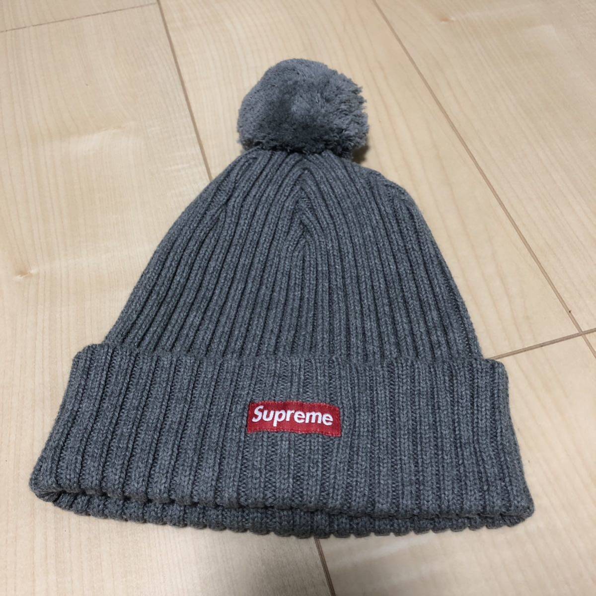 Supreme 13FW Ribbed Beanie シュプリーム ニットキャップ ボンボン_画像1