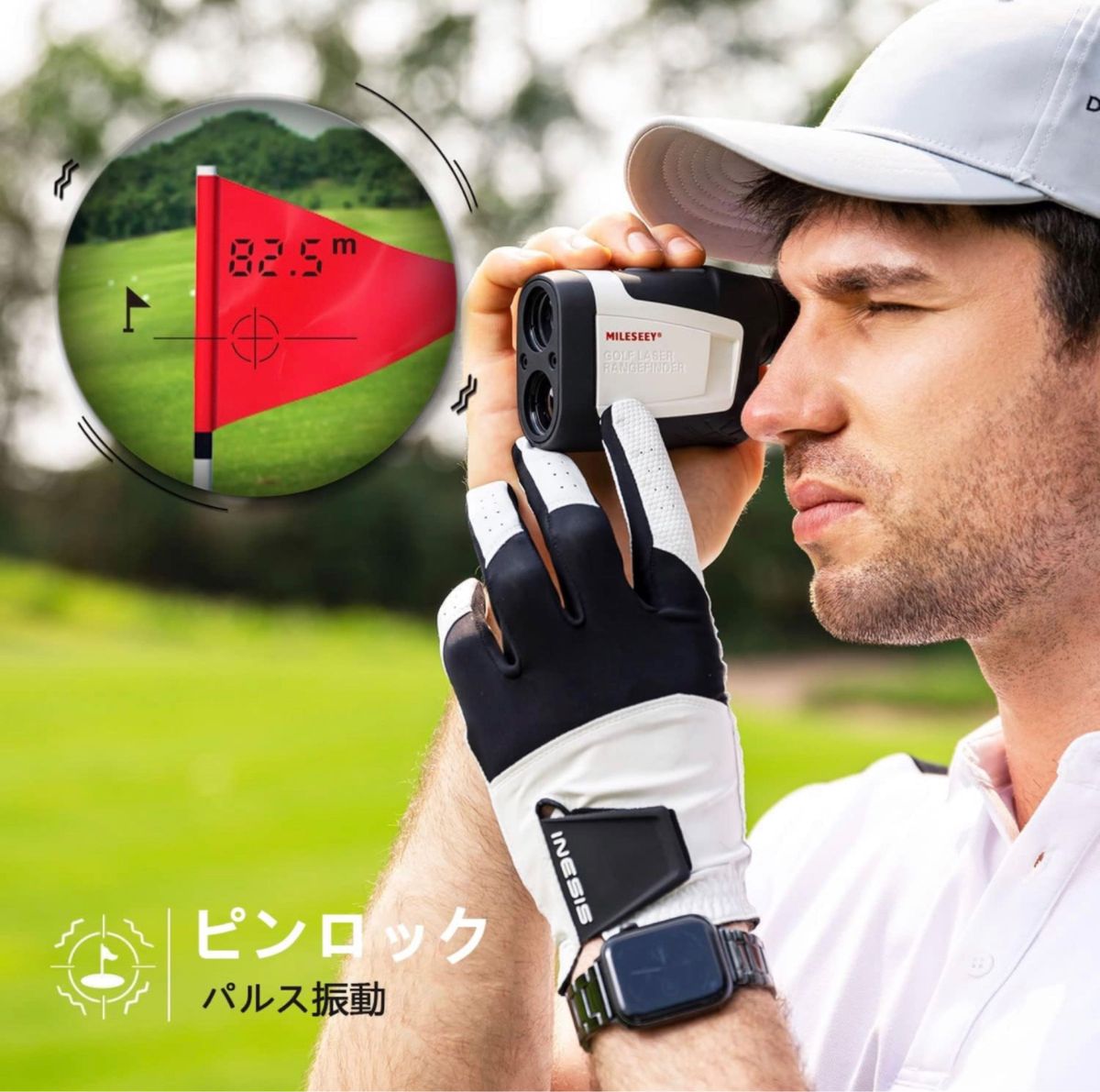 ゴルフ　距離計　レーザー距離計　660yd対応　軽量　ゴルフ　運動　コンパクト