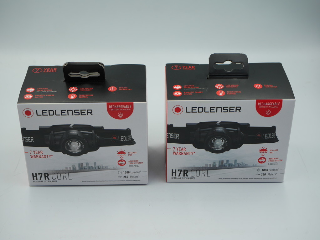 2個セット●送料込み●新品●LEDLENSER H7R CORE●レッドレンザージャパン 充電LEDヘッドライト H7RCORE_画像1