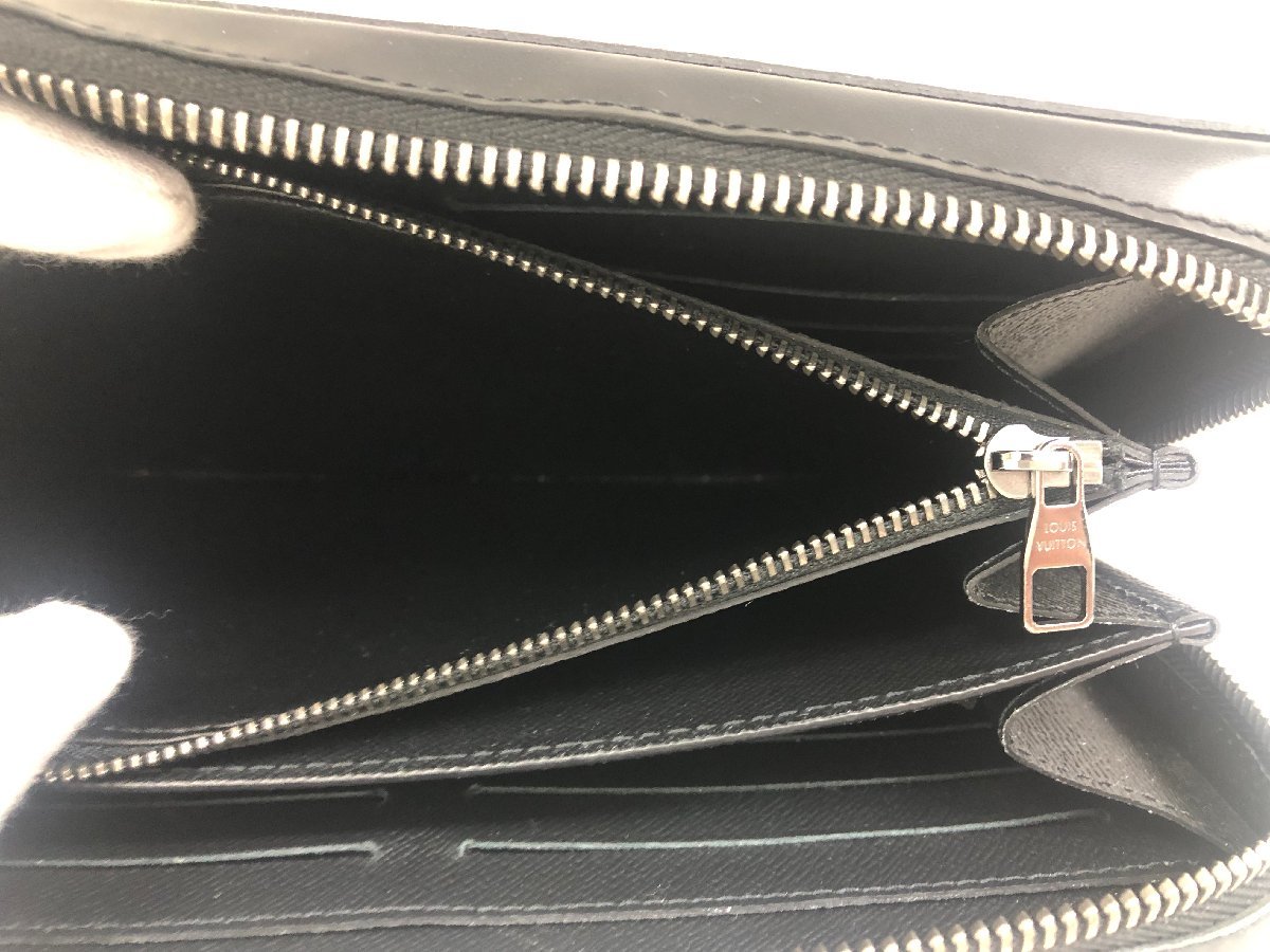 送料無料 極美品 LOUIS VUITTON ルイヴィトン M61698 ジッピーXL モノグラム エクリプス キャンバス モノグラムエクリプス CA2148の画像9