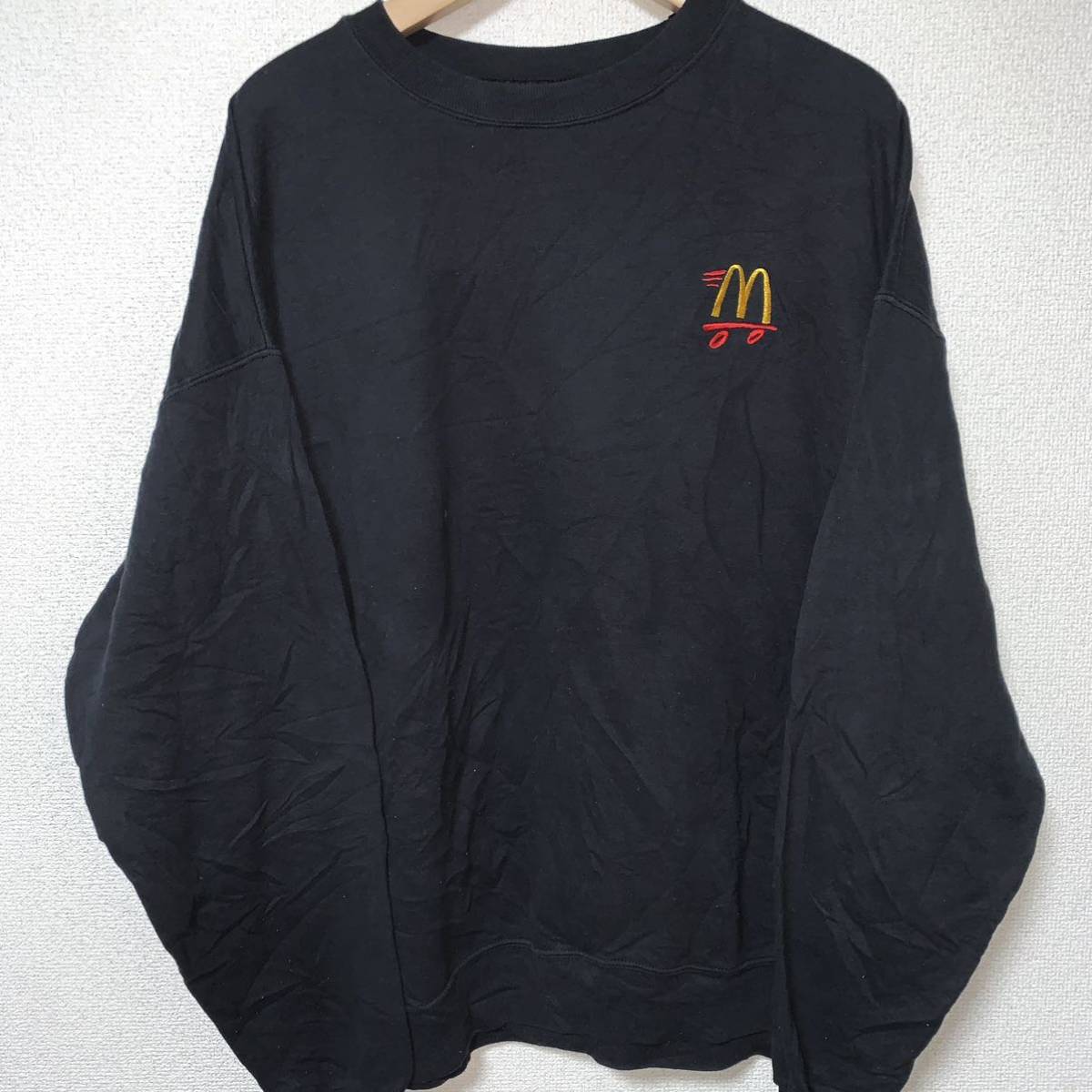 激レア スペシャル McDonald's マクドナルド スウェット 企業 刺繍 ハンバーガー 00's 90's 80's 70's STP BELL Apple バーガーキング_画像2