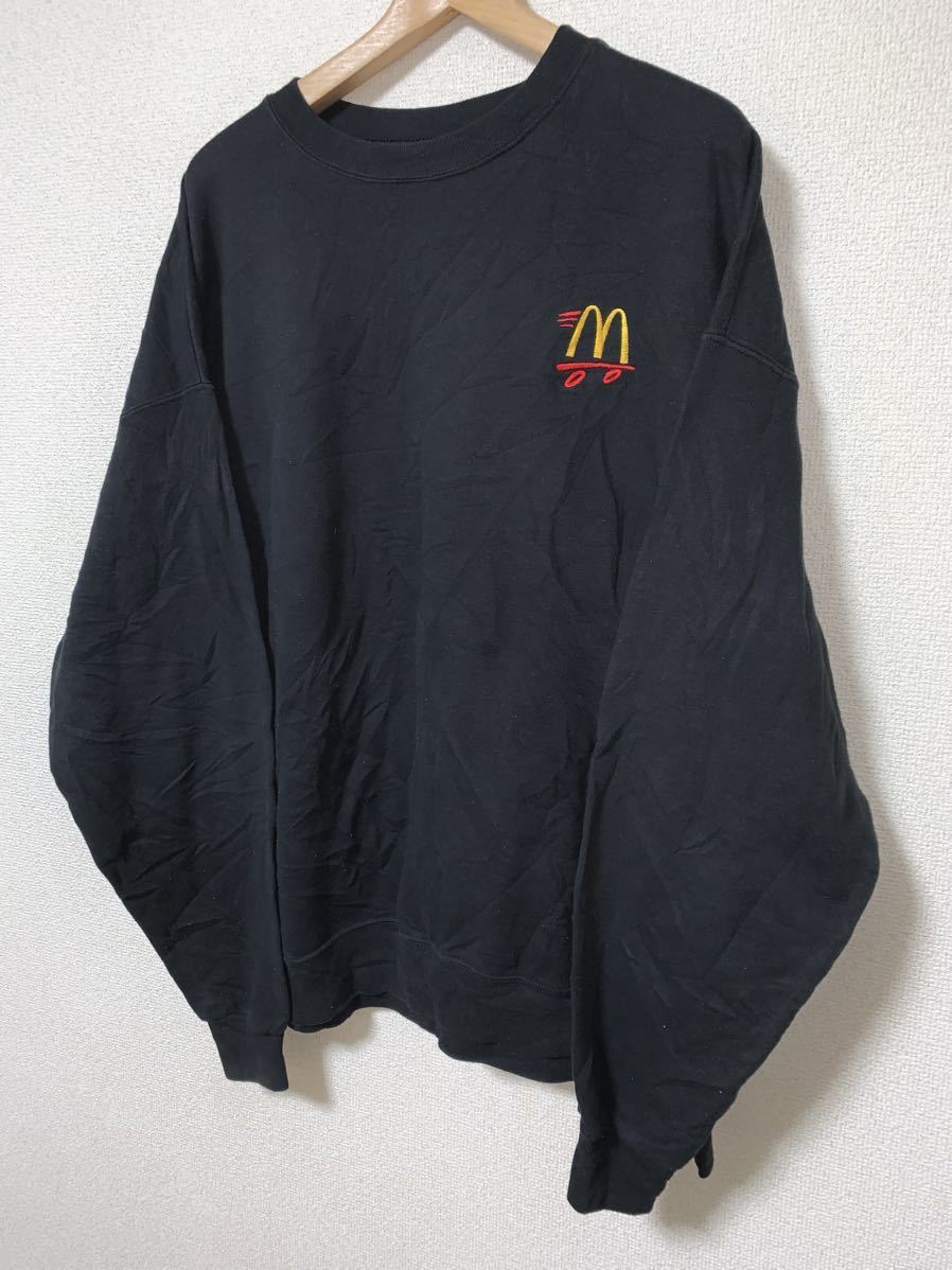 激レア スペシャル McDonald's マクドナルド スウェット 企業 刺繍 ハンバーガー 00's 90's 80's 70's STP BELL Apple バーガーキング_画像3