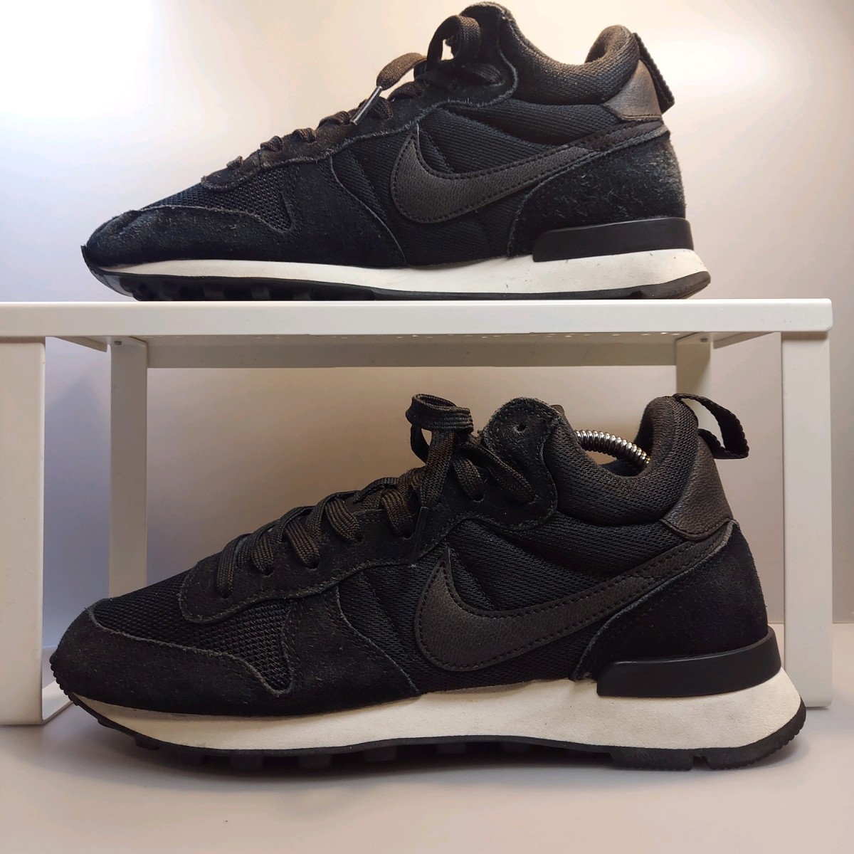 NIKE ナイキ INTERNATIONALIST MID インターナショナリスト ミッド スニーカー ブラック系 23.5cm _画像2