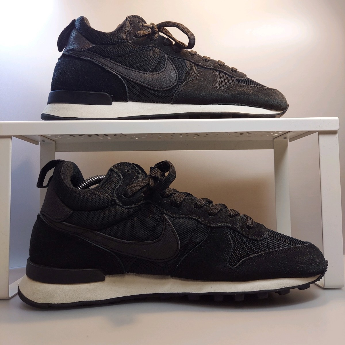 NIKE ナイキ INTERNATIONALIST MID インターナショナリスト ミッド スニーカー ブラック系 23.5cm _画像3