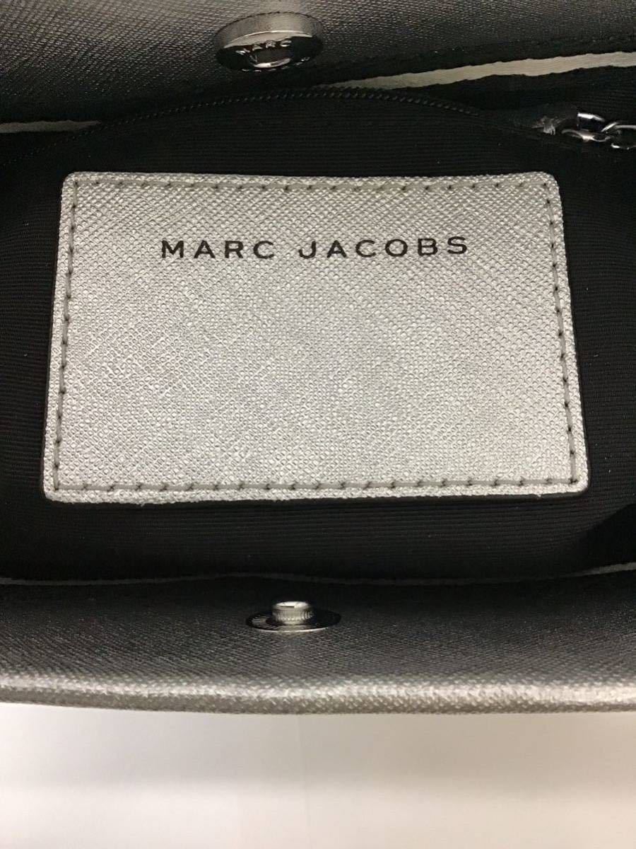 20231125【MARC JACOBS】マークジェイコブス トートバッグ レザー シルバー m0011046_画像4