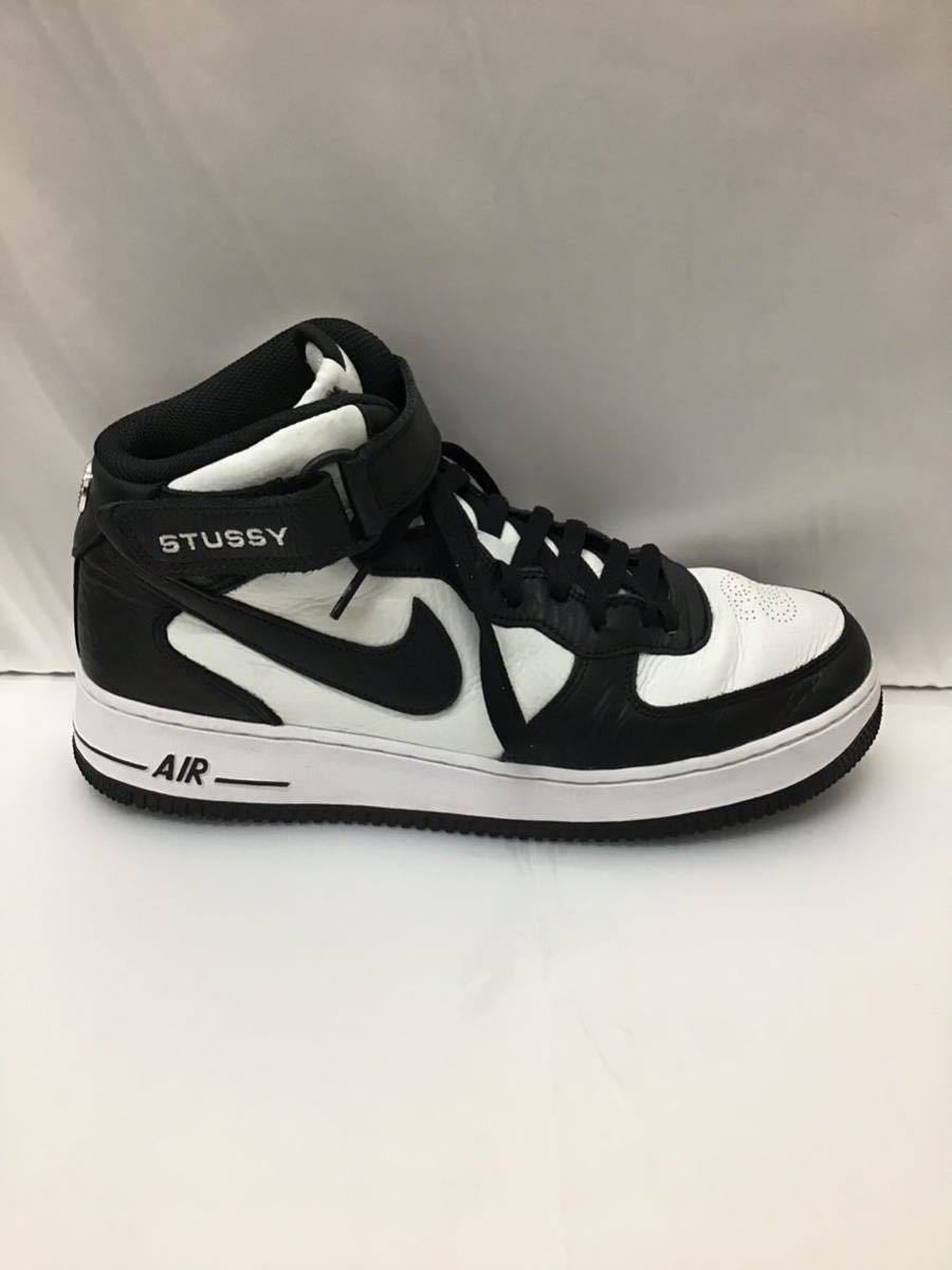 20231127【NIKE×STUSSY】ナイキ ステューシー AIR FORCE 1 07 MID SP エアフォース 1 ミッド スペシャル ハイカットスニーカー DJ7840-002