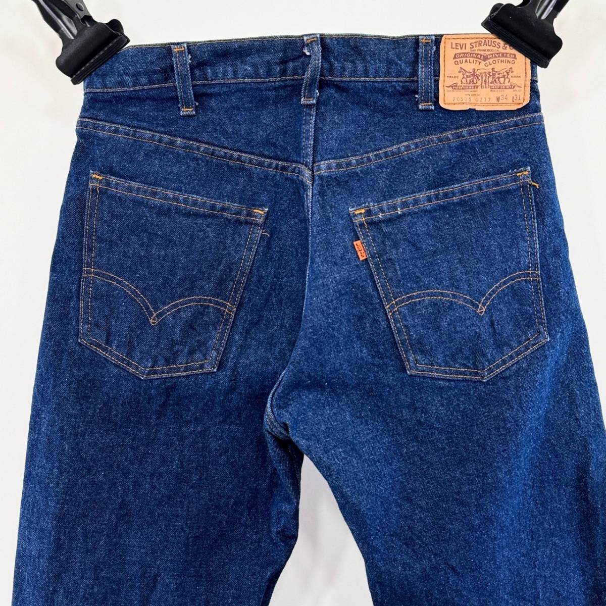 希少《 Mint Condition / 80年代初期 505 / W34 L31 》80s 極上品【 Levis 505 ビンテージ 真紺 デニム アメリカ製 】_画像1