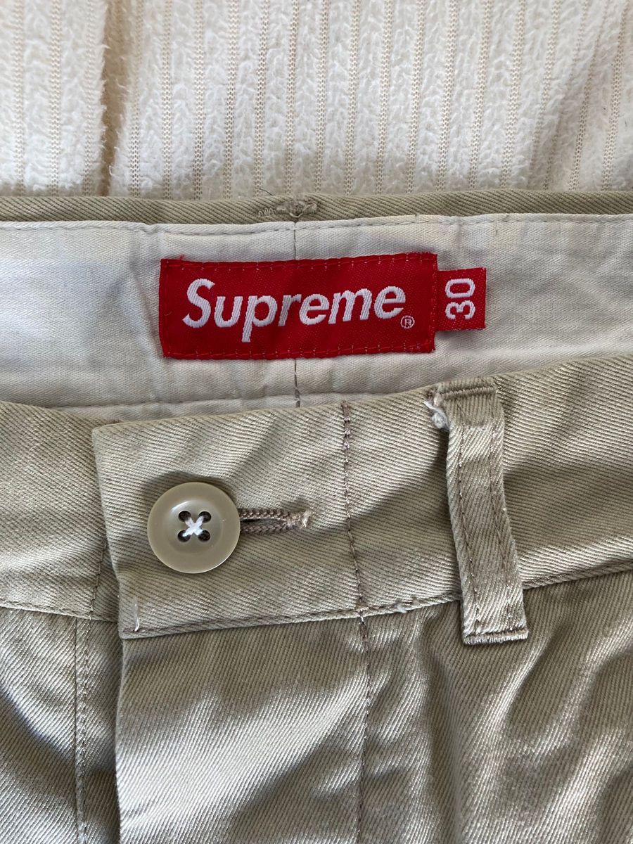 supreme クラウン 刺繍 チノパン 30 ベージュ / シュプリーム supreme クラウン 刺繍 チノパン 30 ベージュ / シュプリーム