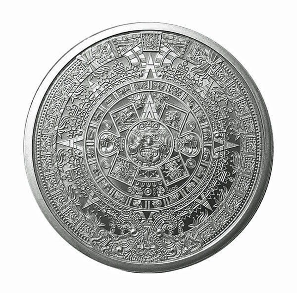 * Mexico a stereo ka* calendar silver round silver coin 1 ounce 