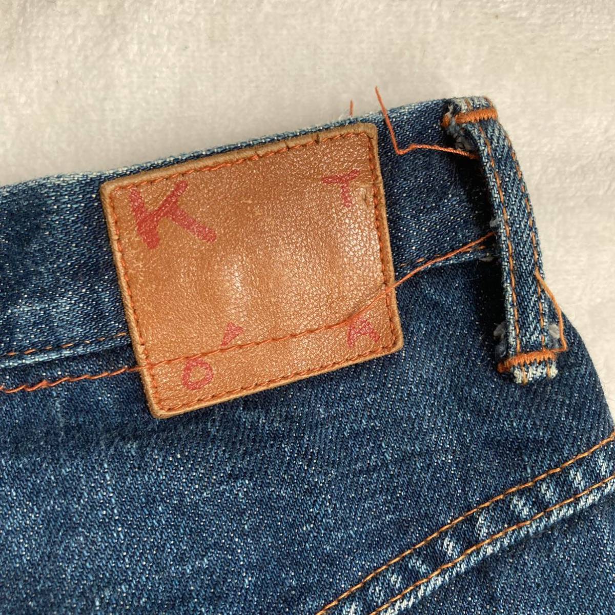KATO AAA Kato Denim брюки 3D джинсы цельный разрезание красный уголок ji- хлеб 