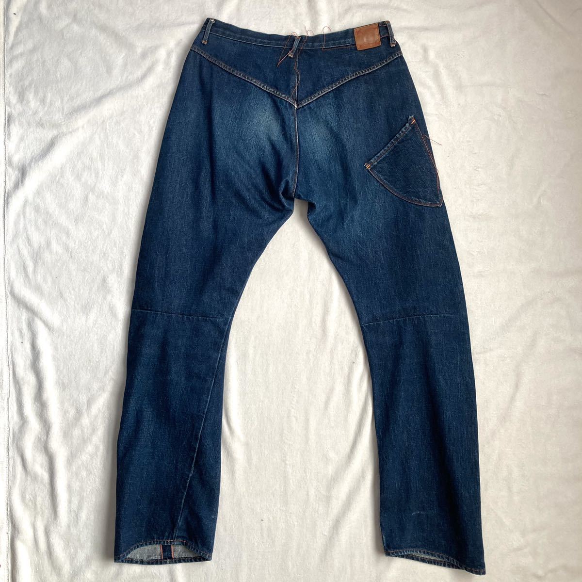 KATO AAA Kato Denim брюки 3D джинсы цельный разрезание красный уголок ji- хлеб 