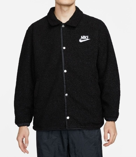 2XL NIKE 厚手シェル/裏ボア コーチジャケット @2万円 検 リバーシブル バックプリント フリース シェルパ HAVE A DAY ブラック/黒 XXL/3L_画像7