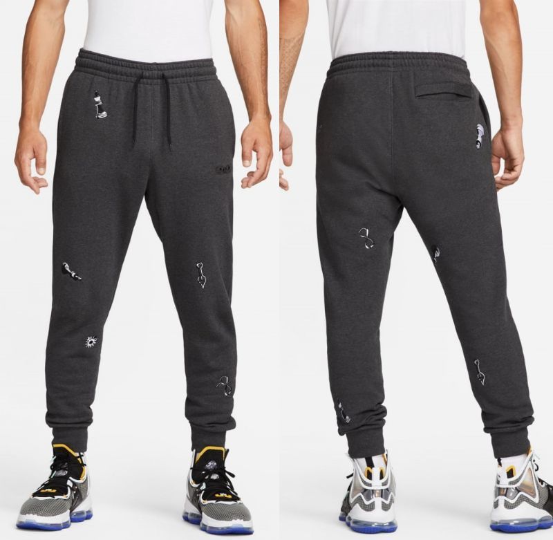  remainder little on :2XL under :XL Nike LJ fleece top and bottom set @2.2 ten thousand inspection Revlon sweat f-ti jogger pants pull over Parker gray 