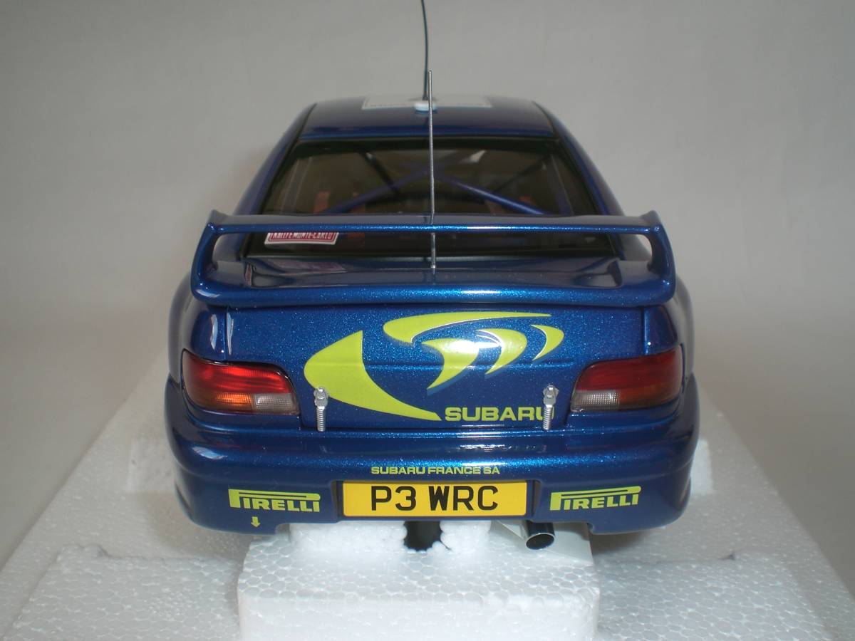 美品★AUTOart オートアート 1/18 スバル インプレッサ WRC 1997 モンテカルロ #4 リアッティ/ポンズ★SUBARU IMPREZA _画像7