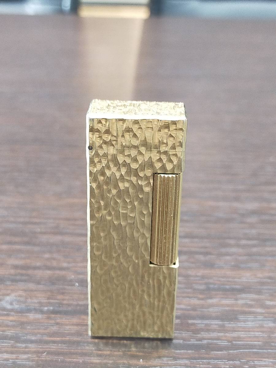 人気商品！】 (２５０１)dunhill ダンヒルロールガスライター ゴールド