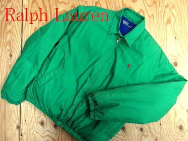 ★ラルフローレン RalphLauren★メンズ ワンポイントポニー コットンダウンジャケット★R51119029A_画像1