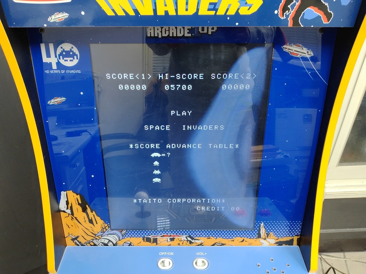 【直接引取限定】ARCADE 1UP SPACE INVADERS 6999 スペースインベーダー アーケードゲーム_画像5