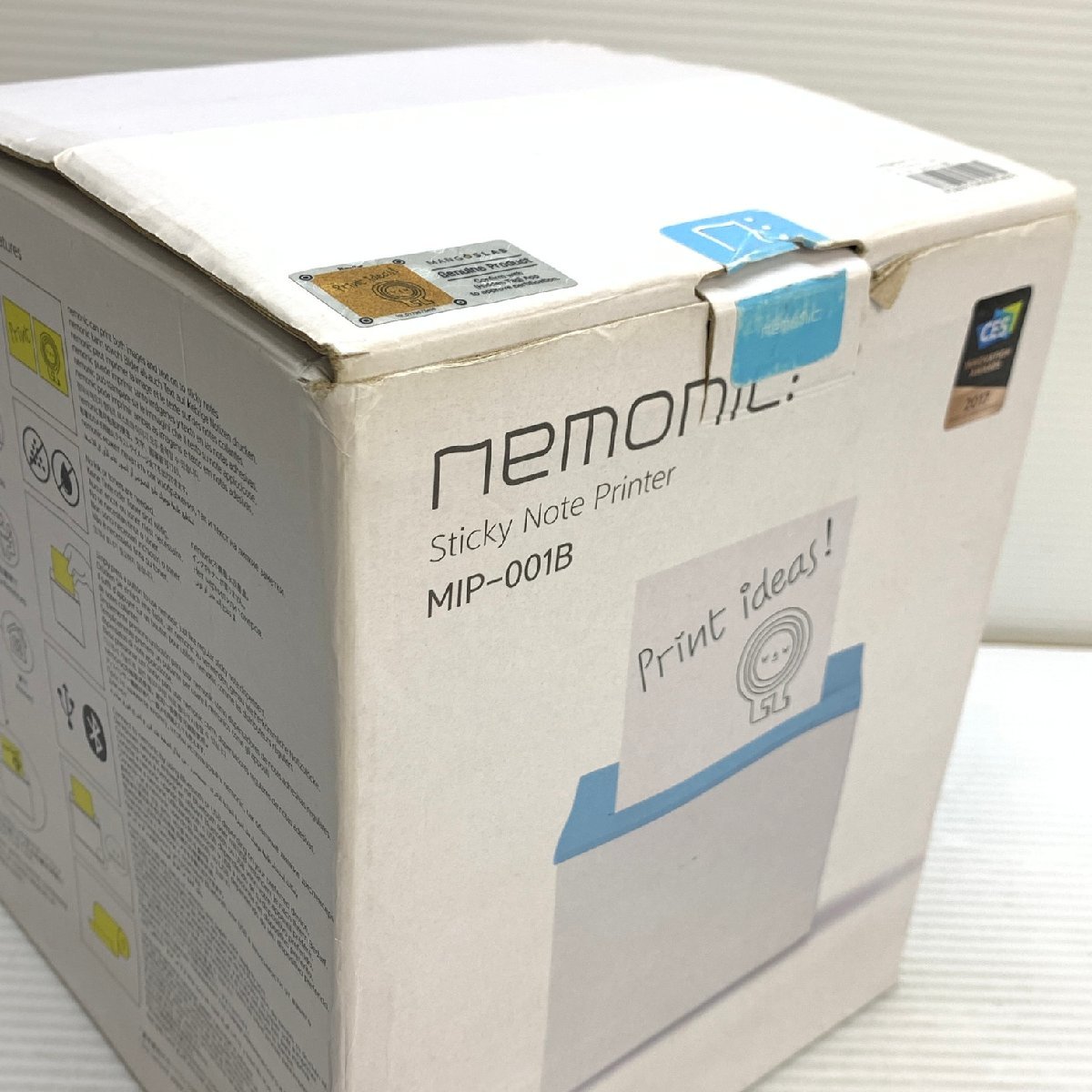 MIN【中古美品】 MSMK NEOPOP JAPAN 粘着式メモプリンター nemonic MIP-001B ブルー 〈106-231114-SS-6-MIN〉_画像10