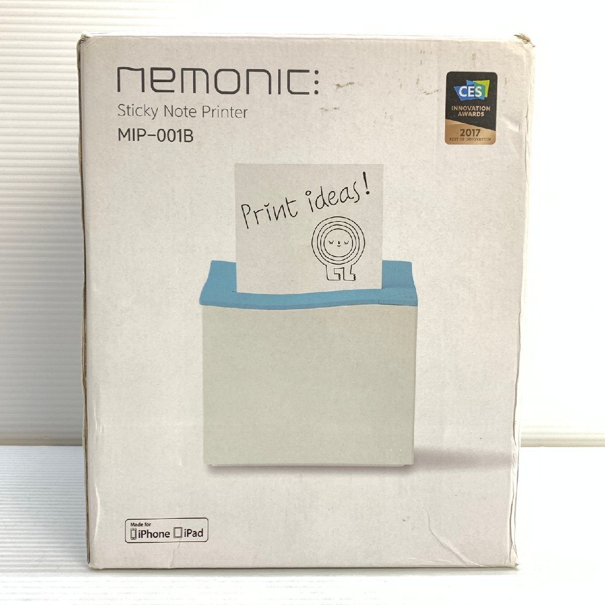 MIN【中古美品】 MSMK NEOPOP JAPAN 粘着式メモプリンター nemonic MIP-001B ブルー 〈106-231114-SS-6-MIN〉_画像1