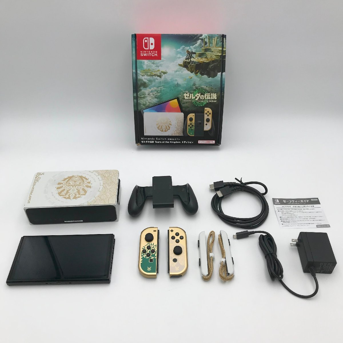 FUR【中古】任天堂 Nintendo Switch(有機ELモデル)ゼルダの伝説 Tears of the Kingdom エディション 動作確認済み【034-231119-KO-01-FUR】_画像1