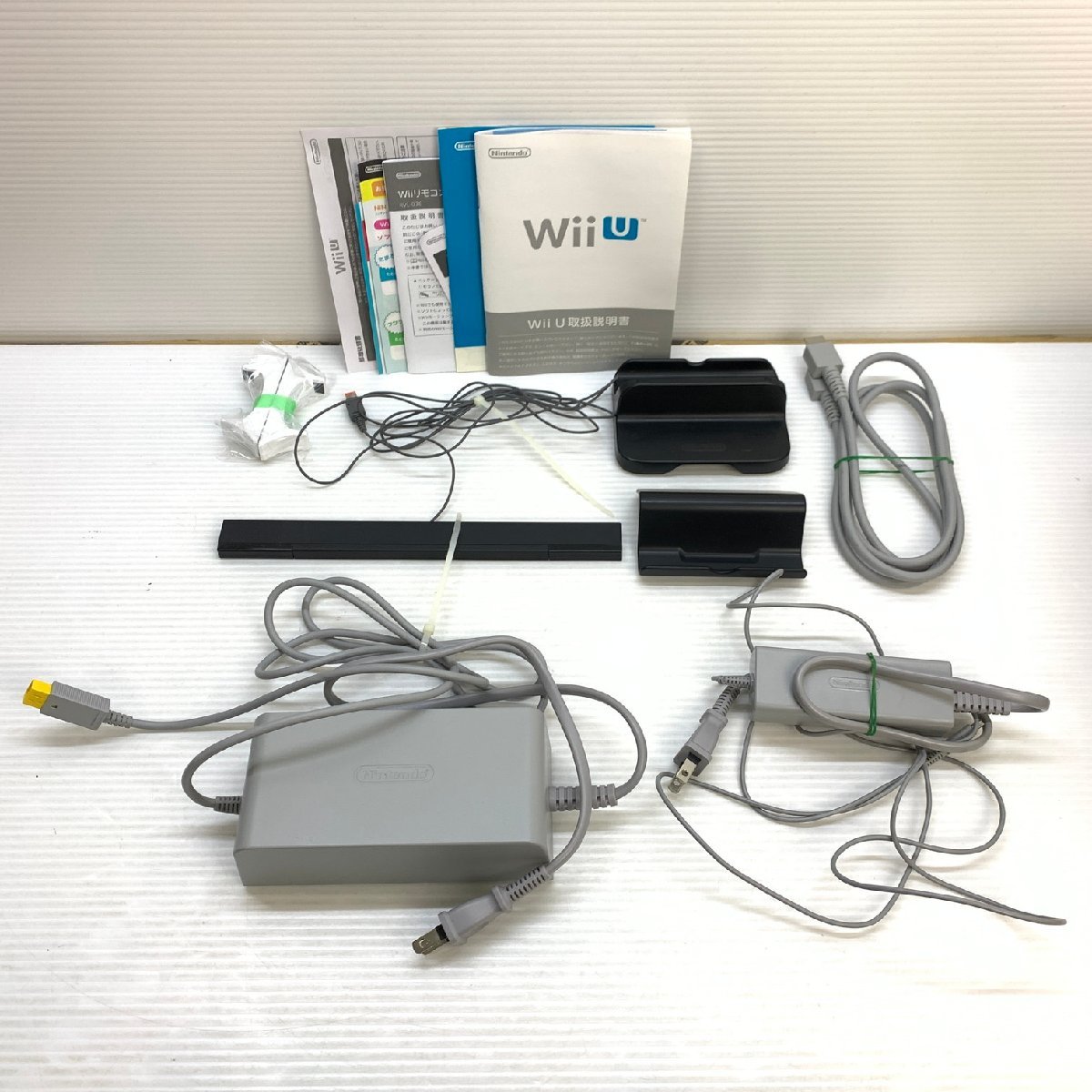 MIN【現状渡し品】 MSMG 任天堂 Nintendo Wii U マリオカート8セット 32GB shiro ゲーム機 マリカー 〈34-231120-SS-2-MIN〉_画像9