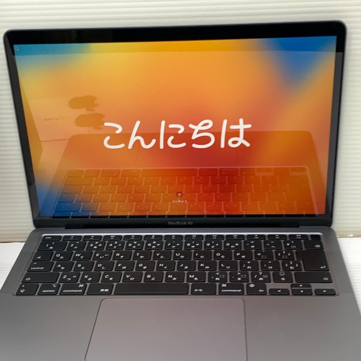 MIN【中古美品】 MSMK Apple MacBook Air Apple M1 Chip MGN73J/A スペースグレイ 〈88-231120-YF-5-MIN〉_画像3