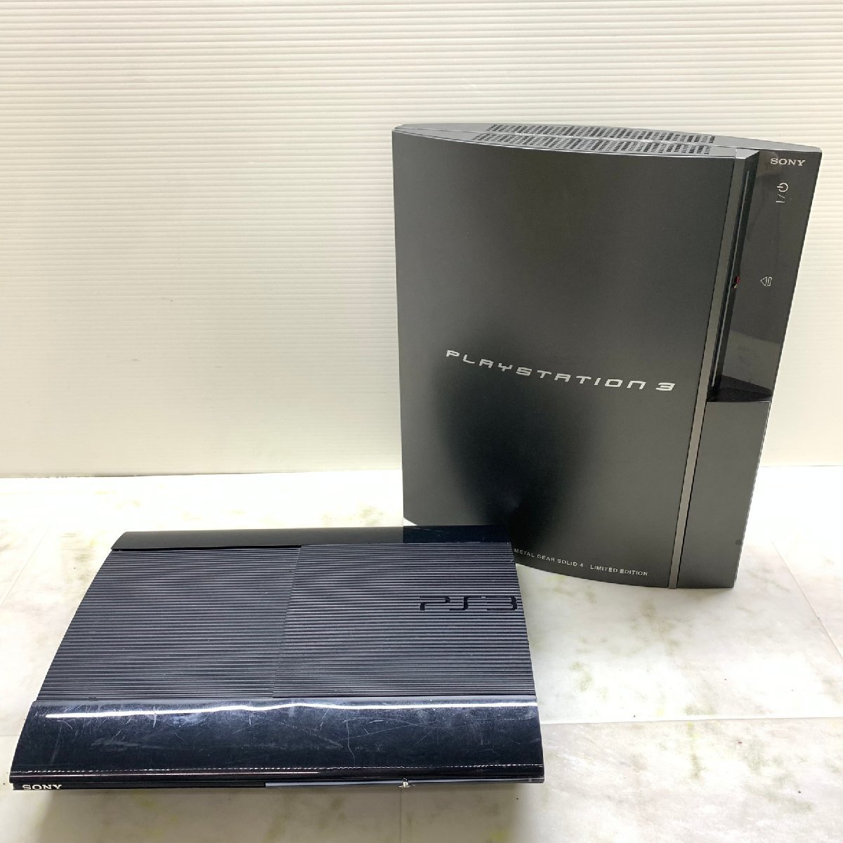 MIN【現状渡し品】 MSMG SONY PlayStation3本体 CECHH00・CECH-4000B 2点セット 〈23-231122-YF-26-MIN〉_画像1