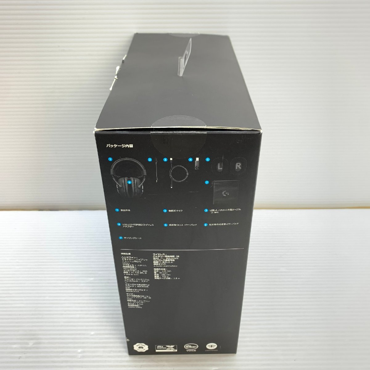 MIN【中古品】 MSMK Logicool ロジクール PRO X ゲーミングヘッドセット G-PHS-004WL 〈88-231128-YF-10-MIN〉_画像2