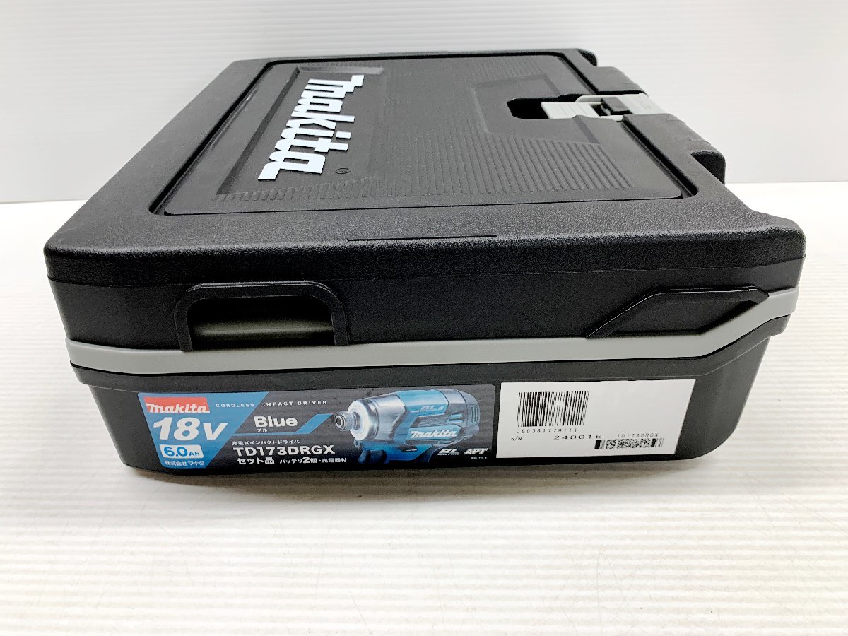 IZU【中古/未使用品】 マキタ makita 18V 充電式インパクトドライバ TD173DRGX 青 ブルー〈102-231118-KM-01-IZU〉_画像5