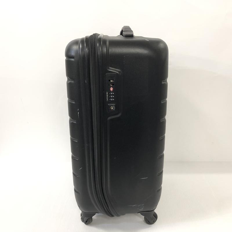 TEI[ present condition delivery goods ] SAMESONITE soft shell carry bag key less black Samsonite suitcase (188-231105-MA-19-TEI)